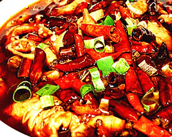 In hot soup-Pork Intestines（水煮肥肠）